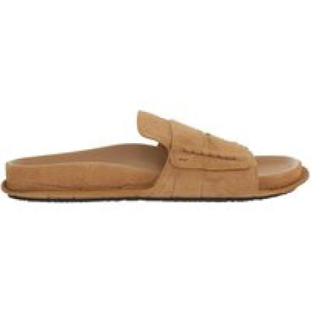 Jacquemus Sandalen - Sandals Slides Les Sandales Mocassin in cognac