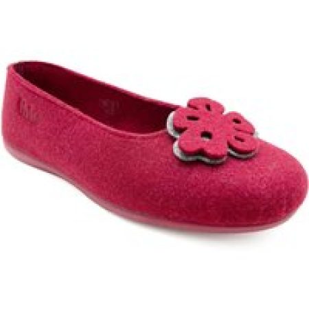 thies Sneakers - thies 1856 ® Recycled PET Ballerina vegan bordeaux in rood