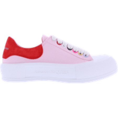 Alexander McQueen Low-Top Sneakers - Dames Sneaker Fabri.S.Gomm Ca.S./Sen in poeder roze