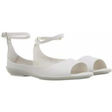 Calvin Klein Sandalen - Peep Toe Ballerina Lth in crème