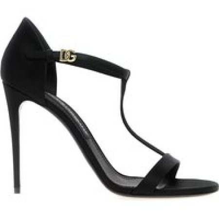 Dolce&Gabbana Sandalen - 'T-Bar' Sandals in zwart
