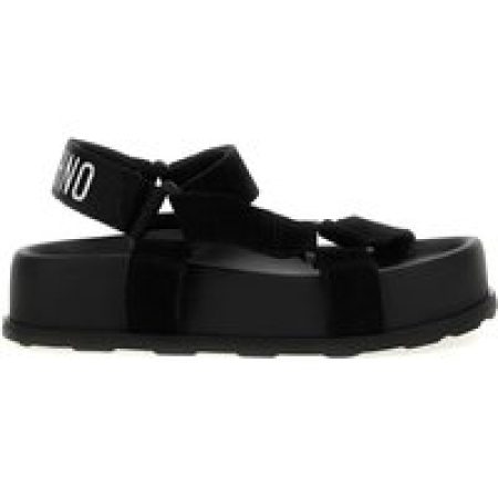 Moschino Sandalen - Suede Sandals in zwart