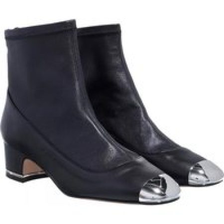 Ted Baker Boots & laarzen - Neomlia Toe Cap Leather 45Mm Stretch Leather Boot in zwart