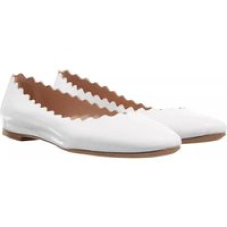 Chloé Loafers & ballerina schoenen - Lauren Ballerina in wit