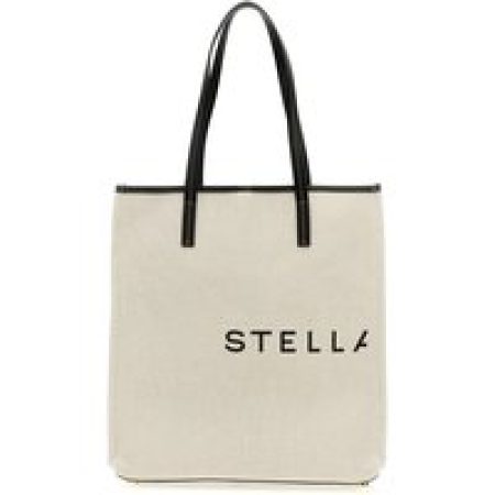 Stella McCartney Shoppers & Totes - Logo Shopping Bag in beige