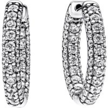 Pandora Oorbellen - Pandora Timeless Pavé Single-row in silver