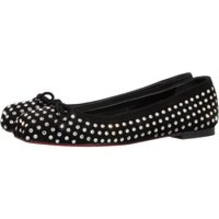 Christian Louboutin Loafers & ballerina schoenen - Mamadrague Strass Boum in zwart