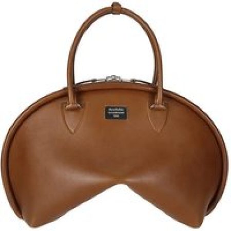 Acne Studios Crossbody bags - Curved Brown Handbag With Double Slider Zip in bruin