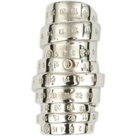 MM6 Maison Margiela Ringen - Numeric' Ring in silver