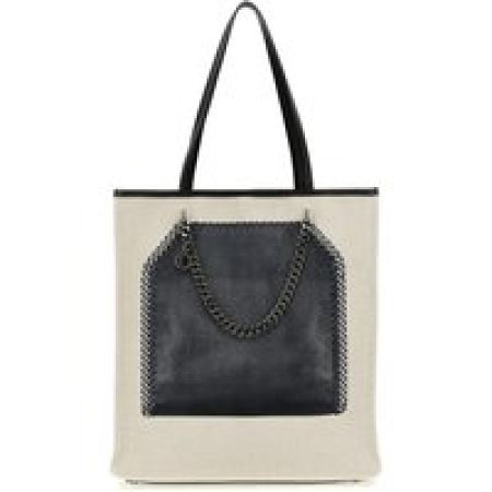 Stella McCartney Shoppers & Totes - 'Trompe L'oeil Print On' Shopping Bag in beige