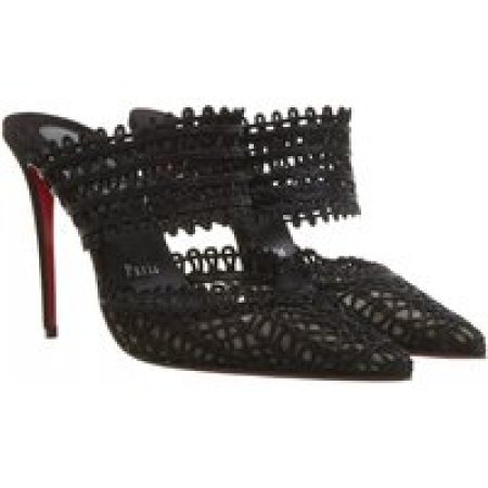 Christian Louboutin Slippers - Deia 100 mm Mules in zwart