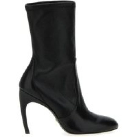 Stuart Weitzman Boots - Lux Curl Ankle Boots in zwart