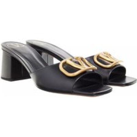 Valentino Garavani Slippers - Vlogo Slides Women in zwart