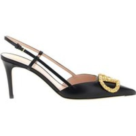 Valentino Garavani Hoge hakken - Slingback Vlogo Signature in zwart