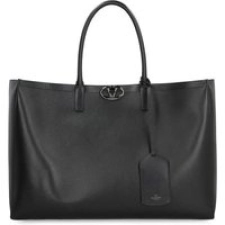 Valentino Garavani Crossbody bags - Valentino Garavani Vlogo Locker Tote Bag in zwart