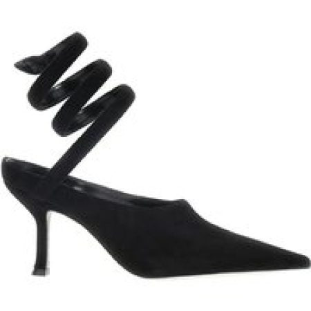 René Caovilla Slippers & Mules - 'Grace' Mules in zwart