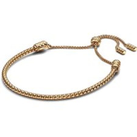 Pandora Armbanden - Studded Chain Slider Bracelet in gold