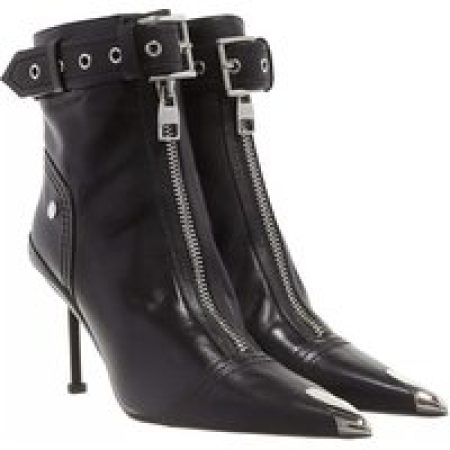 Alexander McQueen Boots & laarzen - Leather Ankle Boot in zwart