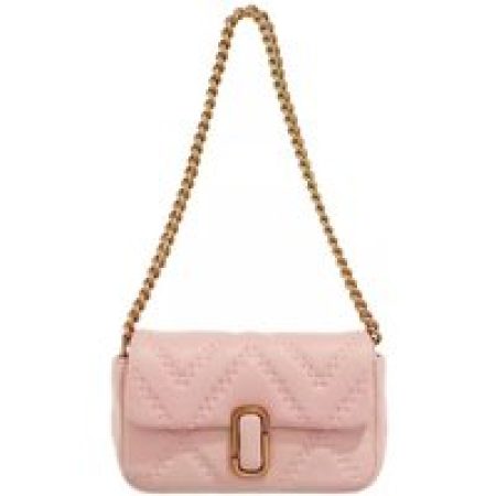 Marc Jacobs Crossbody bags - The Quilted Leather J Marc Mini Shoulder Bag in poeder roze