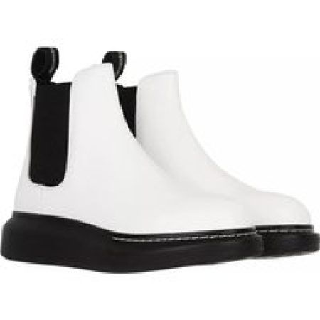 Alexander McQueen Boots & laarzen - Chelsea Boots Leather in wit