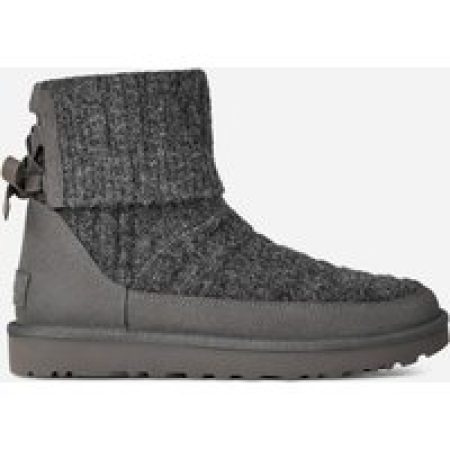 UGG® Classic Mini Cabelle Knit Boot in Moon Gray