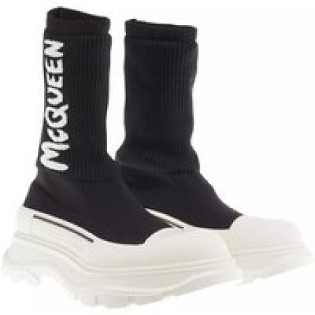 Alexander McQueen Boots & laarzen - Knit Tread Slick Boot in zwart