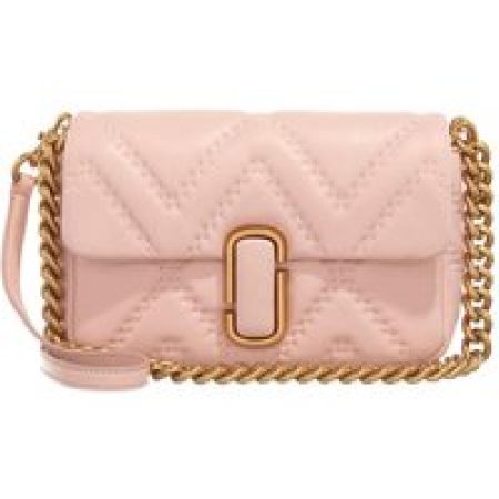 Marc Jacobs Crossbody bags - The Quilted Leather J Marc Shoulder Bag in poeder roze