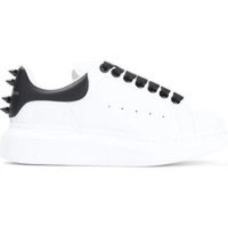 Alexander McQueen Sneakers - White Leather Sneakers in rood