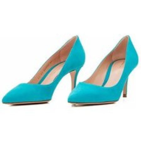 Gianvito Rossi Pumps & high heels - Turquoise Suede Pumps in blauw