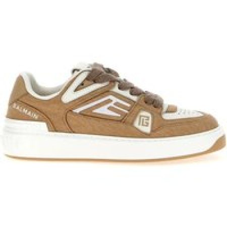 Balmain Low-Top Sneakers - 'B-Court' Sneakers in beige
