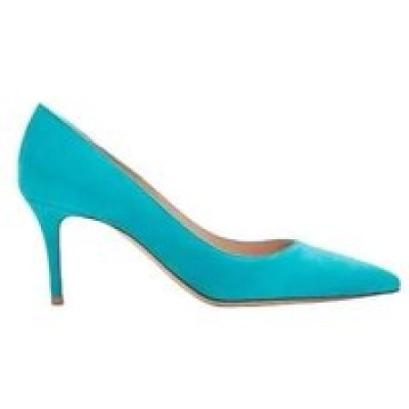 Gianvito Rossi Pumps & high heels - Green Suede Pump in blauw