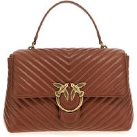 Pinko Hobo bags - 'Big Lady Love Bag Puff Chevron' Handbag in bruin