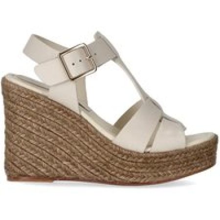 Paloma Barceló Sandalen - Alison White Wedge Sandal in wit