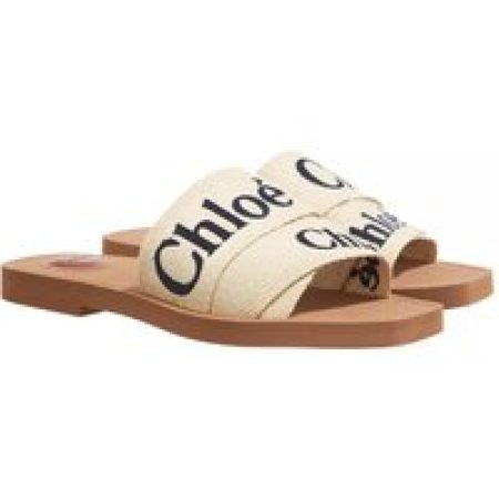 Chloé Slippers - Woody Flat Mule in beige