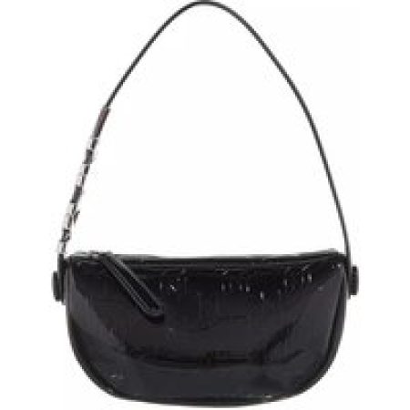 Karl Lagerfeld Hobo bags - K/Swing Sm Shoulderbag Patent in zwart