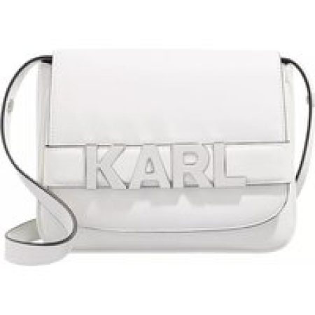 Karl Lagerfeld Crossbody bags - K/Letters Flap Crossbody in wit