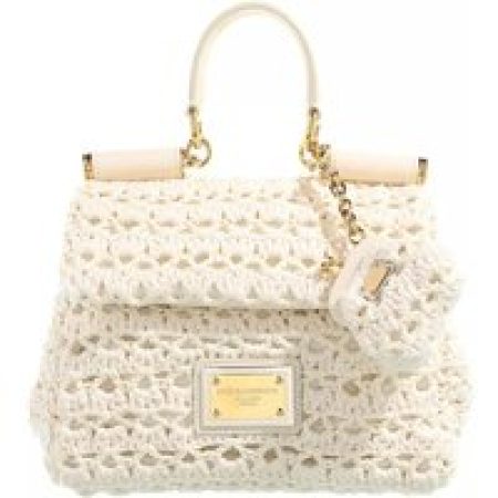 Dolce&Gabbana Totes & shoppers - Sicily Crochet Bag in crème