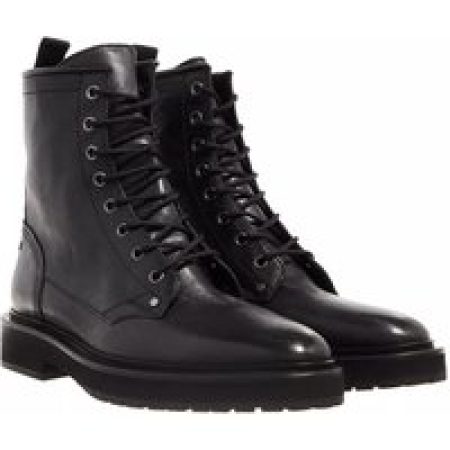 Golden Goose Boots & laarzen - Lace Up Combat Boots Leather in zwart