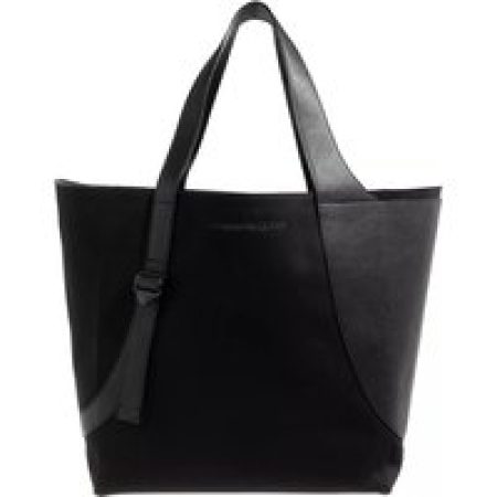 Alexander McQueen Shoppers - Shopper with logo embroidery in zwart