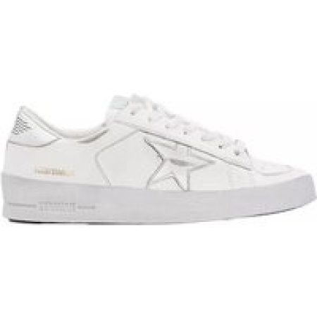 Golden Goose Sneakers - White Front Lace-Up Sneakers in wit