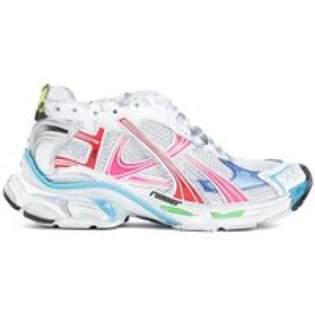 Balenciaga Low-Top Sneakers - Runner Multicolor Polyurethane Sneakers in wit