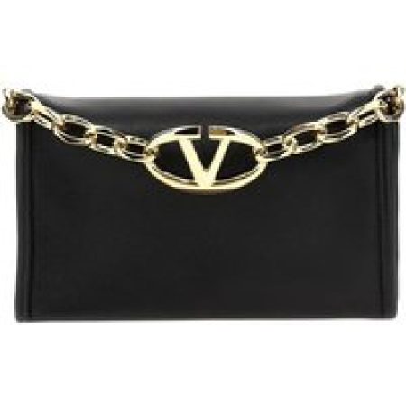 Valentino Garavani Clutches - 'Vlogo Chain' Clutch Bag in zwart