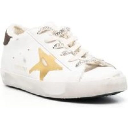 Golden Goose Sneakers - White Super Star Sneakers in wit