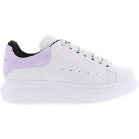 Alexander McQueen Low-Top Sneakers - Dames Oversized Sneaker Wit/Lila in wit