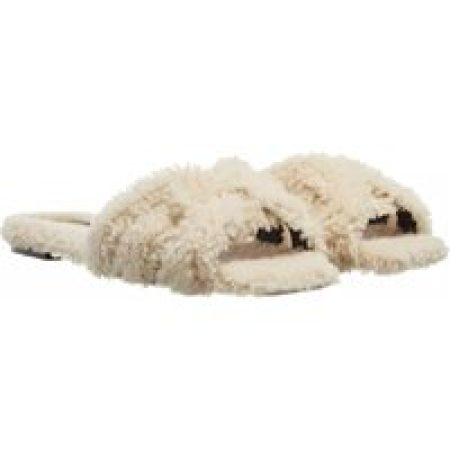 Saint Laurent Slippers & Mules - Tribute Flat Mules Shearling in beige