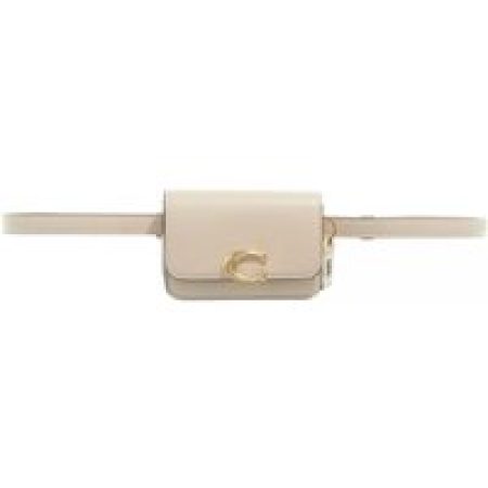 Coach Heuptassen - Luxe Refined Calf Leather Bandit Card Belt Bag in beige