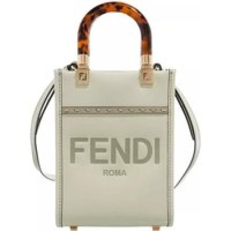 Fendi Totes & shoppers - Mini Sunshine Logo Shopper in groen