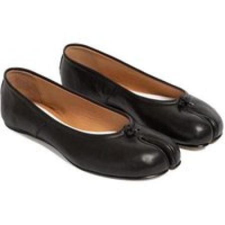 Maison Margiela Loafers & ballerina schoenen - Tabi Flat Ballerinas in zwart