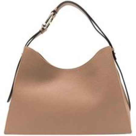 Furla Hobo bags - Light Brown Textured Leather Shoulder Bag in bruin