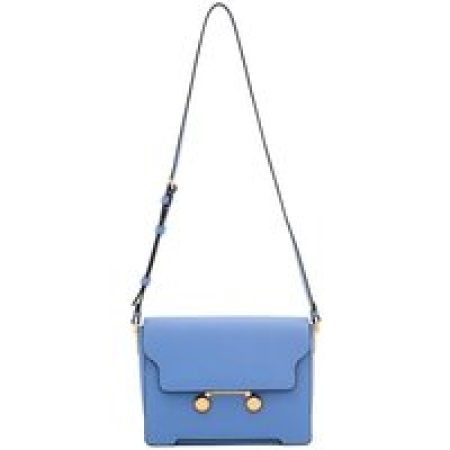 Marni Hobo bags - Medium Leather Shoulder Bag in blauw